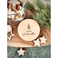 Vorratsglas Mit Gravur "Frohe Weihnachten" Für Mama, Papa, Oma, Opa, Lehrer, Erzieherin, Kollegen - 2 Größen von freudentag