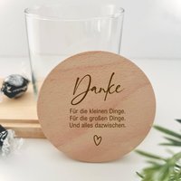 Vorratsglas Mit Holzdeckel Dein Wunschtext Glas Deckel Graviert Dankbarkeit Geschenk Abschiedsgeschenk, Ein Voll von freudentag