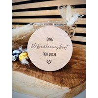 Vorratsglas Mit Holzdeckel I Geschenk Kleinigkeit Klitzekleinigkeit Vorratsglas Mit Holzdeckel I Geschenk Kleinigkeit Klitzekleinigkeit von freudentag