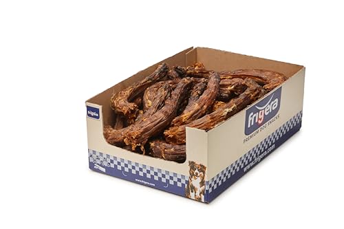 Frigera Putenhälse 25 STK. 2100g – Gluten- & Getreidefrei, Proteinreich, Haut- & Fellpflege, Natürlicher Kausnack für Hunde von friGERA
