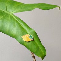 Zitrone Pflanzen Accessoire Als Pin Mit Magnet - Friends For Plants von friendsforplants