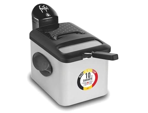 Frifri France F4528DUO Pro Design Fritteuse, 2800 W, 4,5 l, Grau von frifri