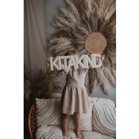 3D Kitakind Schriftzug 49cm Einschulungs Deko | Frilly Designs von frillydesignsshop
