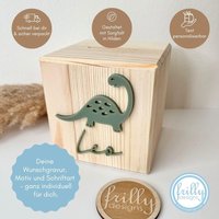 3D Optik Personalisierte Spardose Mit Namen Für Kinder Als Geschenk Zur Geburt, Geldgeschenk Taufe Oder Zum Geburtstag|Frillydesigns von frillydesignsshop