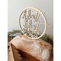 Advent Weihnachtsdeko | Holz Adventsstecker Adventsdeko Aus Adventskranz Frillydesigns von frillydesignsshop