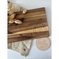 Frühstücksbrett - Personalisierte Bretter | Geschenk Geburtstag Muttertag Holzbrett Schneidebrett Erzieher Abschied Frillydesigns von frillydesignsshop