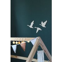 Gänse Wanddeko, Aus Holz 3Er Set | Frilly Designs von frillydesignsshop