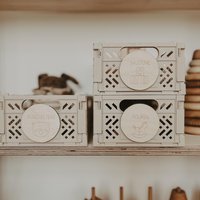 Holzschilder Für Regalsystem Mit Motiven & Schrift | Kinderzimmer Organisation Holzetiketten Mit Klebepunkt Frillydesigns von frillydesignsshop