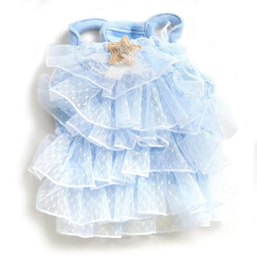 Katzenkleid, Frühlings-/Sommerkleid, voller Stern, Hochzeitskleid, süßes Hundekleid, Katzenkleid von frissin