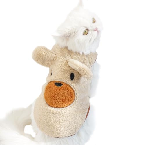 Niedliche Hundekleidung, Winterweste für kleine Hunde und Katzen, warmer Haustierpullover, weicher Flanell, Welpenpufferjacke, Hundezubehör von frissin