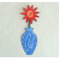 Blumen Kunst Metall Wand Blume Skulptur Mama Geschenk Blau Orange Vintage Blumenkunst Küche Badezimmer Versandfertig 3 X 9 Blumen Kunst Metall Wand Blume Skulptur Mama Geschenk Blau Orange Vintage Blumenkunst Küche Badezimmer Versandfertig 3 X 9 von frivoloustendencies