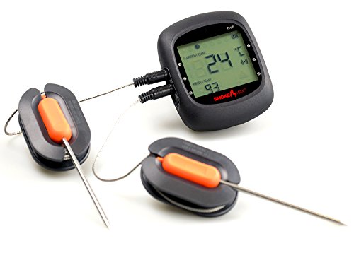 SmokeMax PRO6-6 Channel Wireless BBQ APP Thermometer (SmokeMax PRO6 inkl. 6 Standard-Fühlern) von froggit