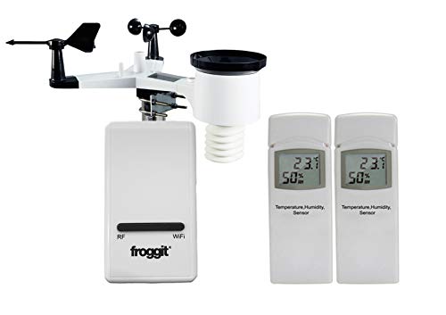 froggit DP1500 WiFi Internet Funk Wetterstation Bridge WLAN Wettercenter System Set 2 von froggit