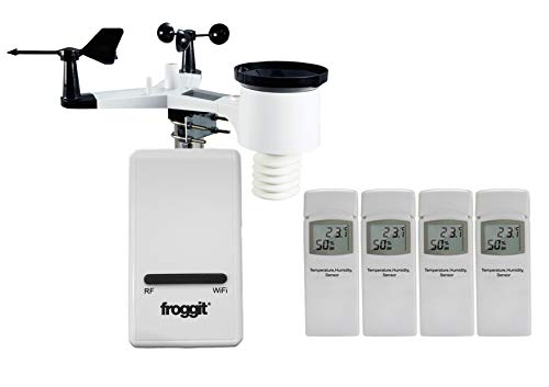 froggit DP1500 WiFi Internet Funk Wetterstation Bridge WLAN Wettercenter System Set 4 von froggit