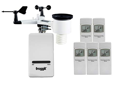 froggit DP1500 WiFi Internet Funk Wetterstation Bridge WLAN Wettercenter System Set 5 von froggit