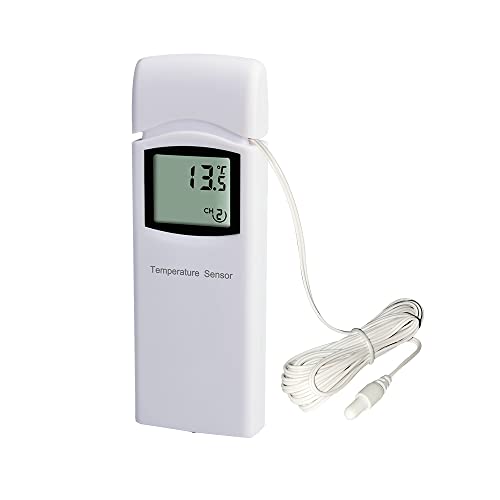 froggit DP30 Multi-Kanal Temperatur Funksensor mit wasserfestem Kabelfühler von froggit