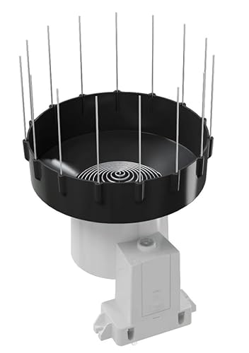 froggit DP80 PRO Drahtloser selbstentleerender Regenmesser-Sensor mit neuen 3,5cm erhöhten Regentrichter inklusive Vogelabwehr von froggit