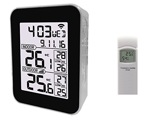 froggit Funk Thermometer WH2626 - WiFi Internet Thermometer (Temperatur, Luftfeuchtigkeit), Wunderground Anbindung von froggit