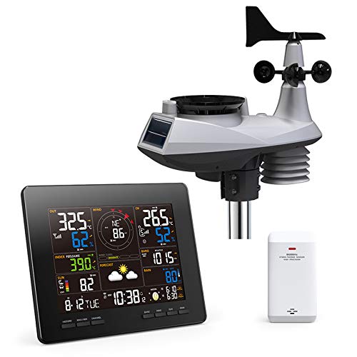 froggit WH6000 PRO Wlan Internet Funk Wetterstation inkl. 7-In-1 Kombiaußensensor von froggit