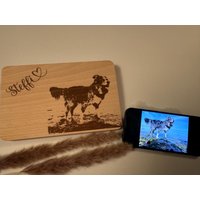 Personalisiertes Frühstücksbrett Mit Fotogravur | Graviertes Holzbrett Schneidebrett Foto Frühstückbrettchen Namen Brett Kind Personalisiertes Frühstücksbrett Mit Fotogravur | Graviertes Holzbrett Schneidebrett Foto Frühstückbrettchen Namen Brett Kind von fromplotterwithlove