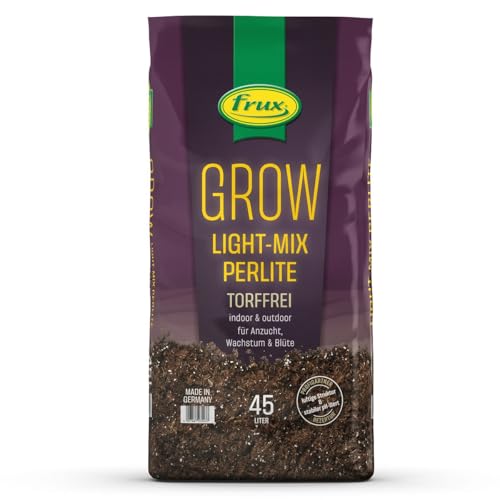 frux® Grow Light-Mix Perlite Cannabis Substrat torffrei - 45 Liter von frux