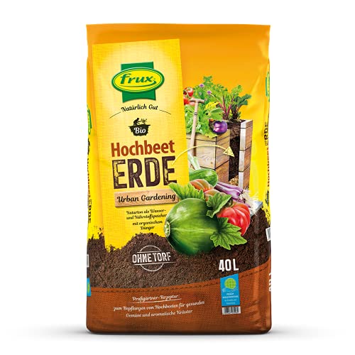 frux Bio Hochbeeterde – Urban Gardening 40 Liter von frux