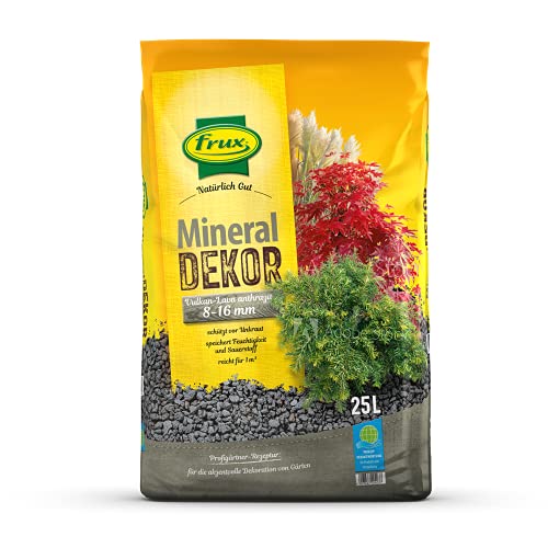 frux Mineraldekor Vulkan-Lava anthrazit 25 l von frux