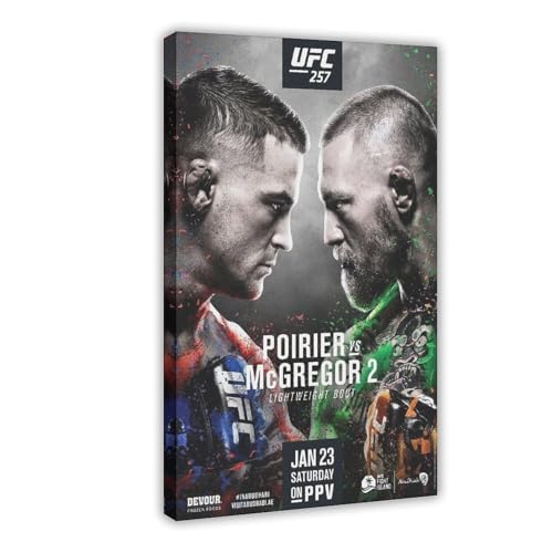 UFC 264 Conor McGregor vs Dustin Poirier 2 Rematch, leichtes Poster, Leinwandposter, Wandkunst, Dekordruck, Gemälde für Wohnzimmer, Schlafzimmer, Dekoration, 40 x 60 cm UFC 264 Conor McGregor vs Dustin Poirier 2 Rematch, leichtes Poster, Leinwandposter, Wandkunst, Dekordruck, Gemälde für Wohnzimmer, Schlafzimmer, Dekoration, 40 x 60 cm von fsgfod