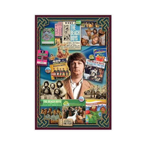 fsgfod Brian Wilson Poster auf Leinwand, Wandkunst, Dekordruck, Bild Gemälde für Wohnzimmer, Schlafzimmer, Dekoration, 40 x 60 cm fsgfod Brian Wilson Poster auf Leinwand, Wandkunst, Dekordruck, Bild Gemälde für Wohnzimmer, Schlafzimmer, Dekoration, 40 x 60 cm von fsgfod