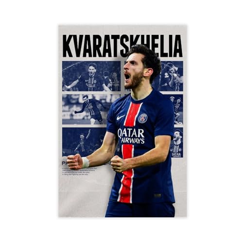 fsgfod Khvicha Kvaratskhelia Paris-Poster, Leinwand-Poster, Schlafzimmerdekoration, Landschaft, Büro, Raumdekoration, Geschenk, 30 x 45 cm fsgfod Khvicha Kvaratskhelia Paris-Poster, Leinwand-Poster, Schlafzimmerdekoration, Landschaft, Büro, Raumdekoration, Geschenk, 30 x 45 cm von fsgfod