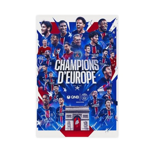 fsgfod PSG Champions D'Europe UEFA Champions League Gewinner 2024–25 The Pariser, Leinwand-Poster, Schlafzimmer, Landschaft, Büro, Raumdekoration, Geschenk, 50 x 75 cm fsgfod PSG Champions D'Europe UEFA Champions League Gewinner 2024–25 The Pariser, Leinwand-Poster, Schlafzimmer, Landschaft, Büro, Raumdekoration, Geschenk, 50 x 75 cm von fsgfod