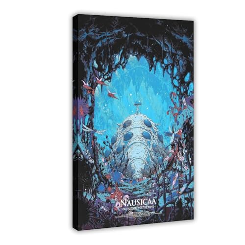 fshsxver Leinwandposter Nausicaa aus dem Tal des Windes (1984), Schlafzimmerdekoration, Landschaft, Büro, Raumdekoration, Geschenk, 20 x 30 cm von fshsxver