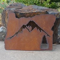 Benutzerdefinierte Zustand Berg Baum Schild Oregon Recycelte Rustikale Wandbehang Aus Stahl Ihr Zeichen Jeder Benutzerdefinierte Zustand Berg Baum Schild Oregon Recycelte Rustikale Wandbehang Aus Stahl Ihr Zeichen Jeder von fttdesign