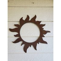 Halo Sun Wall Benutzerdefinierte Stahlsonne Decor Recyceltem Stahl Rustikale Custom Offene Sonne 9 Im Durchmesser Halo Sun Wall Benutzerdefinierte Stahlsonne Decor Recyceltem Stahl Rustikale Custom Offene Sonne 9 Im Durchmesser von fttdesign