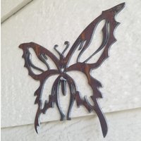 Rustikaler Schmetterling Recycling Stahl Metall Kunst 13 "Benutzerdefinierte Rostiger von fttdesign