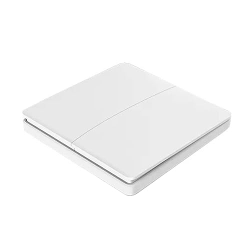 Funkschalter Set - Funk-Wandschalter Lichtschalter mit Empfänger - 30M Reichweite Drahtlos Kinetischer Batterieloser 230V 10A | 2er Schalter von fuchswerk