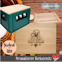 Bierkastensitz Mit Gravur | Personalisiertes Holzbrett Für Bierkiste Geschenk Männer Geschenkidee Freunde Bierkastensitz Mit Gravur | Personalisiertes Holzbrett Für Bierkiste Geschenk Männer Geschenkidee Freunde von fuerdichvonherzen