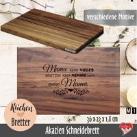 Personalisiertes Dunkles Schneidebrett Mit Gravur Zum Muttertag | Geschenk Vatertag Personalisiertes Dunkles Schneidebrett Mit Gravur Zum Muttertag | Geschenk Vatertag von fuerdichvonherzen