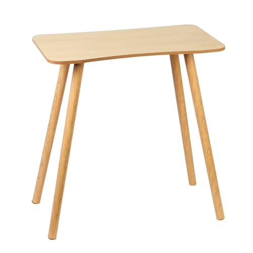 funrautz Schreibtisch aus Holz, kompakter Steh-Computertisch, schmaler Schreibtisch, schmaler Arbeitstisch, Massivholz-Arbeitstisch, Eckschreibtisch für Schlafzimmer, Wohnzimmer, 70 x 40 cm Holz von funrautz