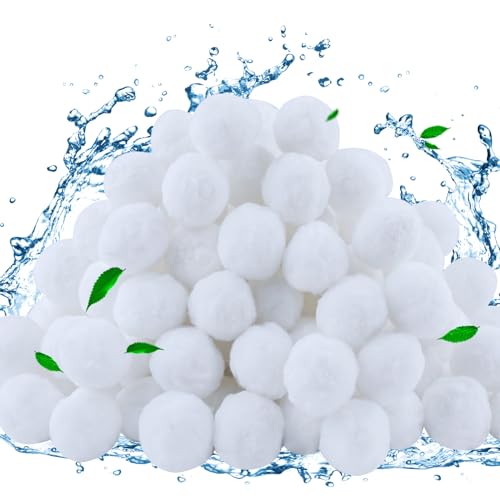 Filterbälle, 1400g Filterbälle Pool für Sandfilteranlagen, Pool Filterballs Sandfilter Bälle, Ersatz für 50Kg Filtersand für Pool Filter Schwimmbad Filteranlagen, Aquarium und Poolreinigung von furcas