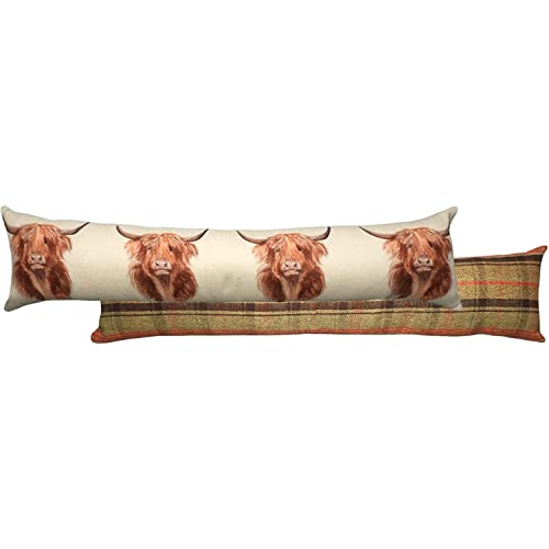 Evans Lichfield Hunter Hochland-Kuh Zugluft, Multi, 92 x 23 cm von furn.