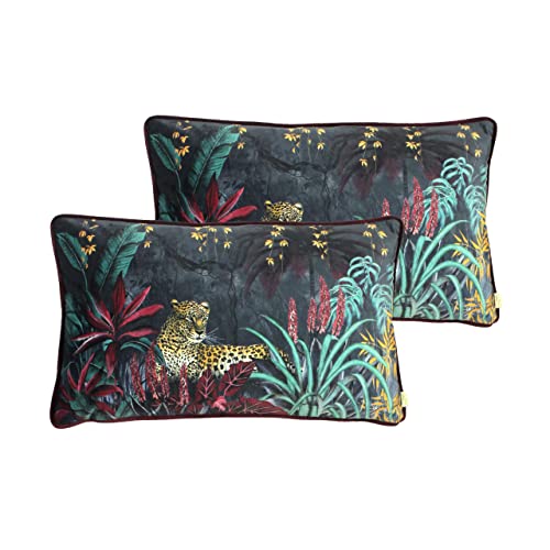 Evans Lichfield Zinara Leopard Feather Filled Cushions Twin Pack Evans Lichfield Zinara Leopard Feather Filled Cushions Twin Pack von furn.