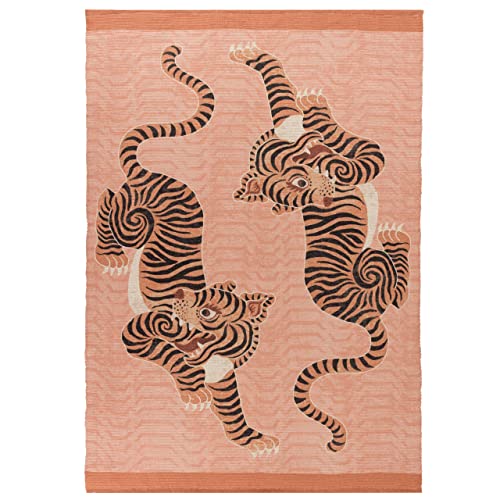 Möbel. Tibetischer Tiger Exotischer Innen-/Außenteppich, Coral Möbel. Tibetischer Tiger Exotischer Innen-/Außenteppich, Coral von furn.