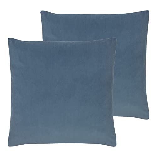 Paoletti Sunningdale Feder gefüllte Kissen (Twin Pack), Polyester, Wedgewood, 50 x 50cm, 2 von furn.