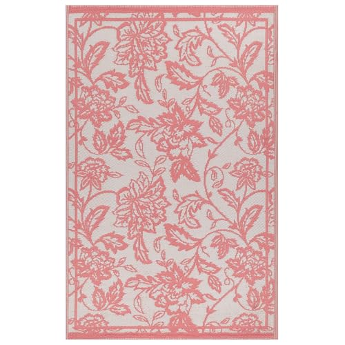 furn. Anemone gewebter Jacquard-Außenteppich – Mehrfarbig – 120 x 180 cm von furn.