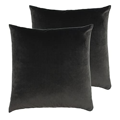 furn. Aurora Kissen, Polyester, Grau, 45 x 45cm, 2 von furn.