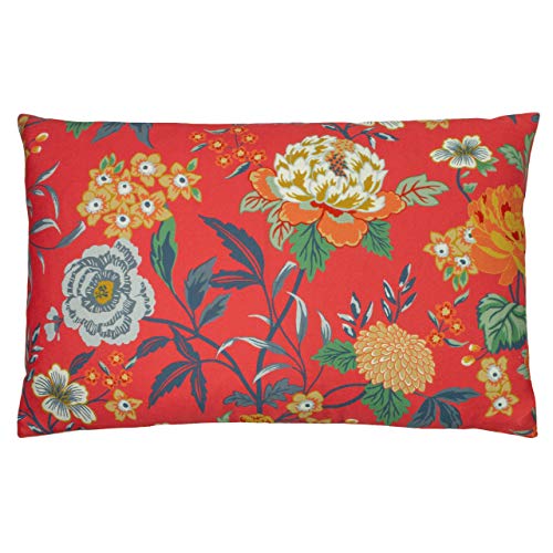 furn. Azalea Feder gefülltes Kissen, Polyester, rot, 40 x 60cm von furn.