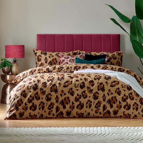 furn. Bettwäscheset mit echtem Leopardenmuster – Super-Kingsize-Bett – Mehrfarbig furn. Bettwäscheset mit echtem Leopardenmuster – Super-Kingsize-Bett – Mehrfarbig von furn.