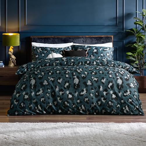 furn. Bettwäscheset mit echtem Leopardenmuster – Super-Kingsize-Bett – Schiefer furn. Bettwäscheset mit echtem Leopardenmuster – Super-Kingsize-Bett – Schiefer von furn.