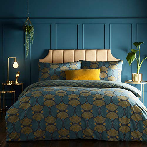 furn. Decora Bettbezug-Set, Blaugrün, Doppelbett von furn.